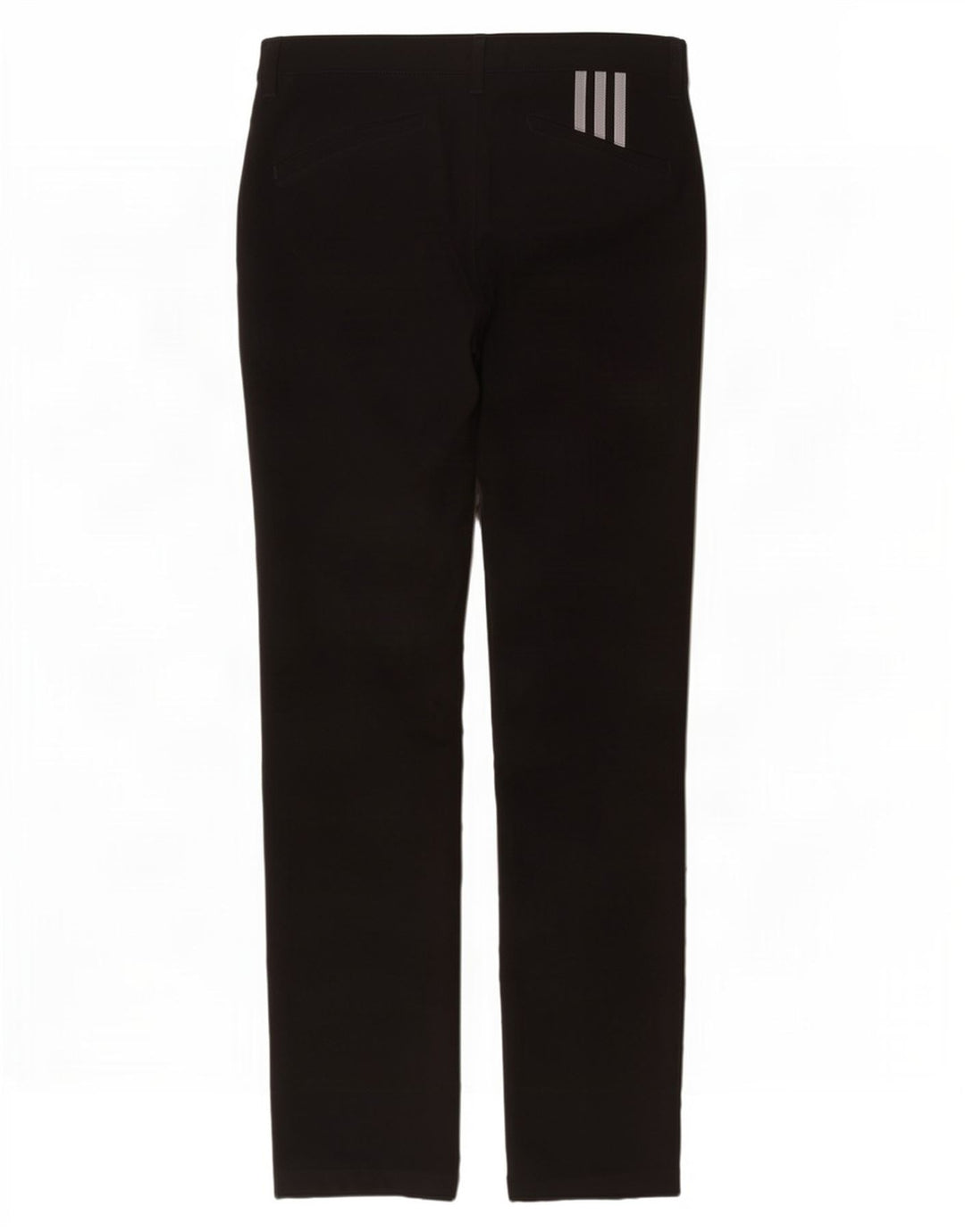 Adidas Mens Slim Chino Trousers W32 L34 Black Polyester