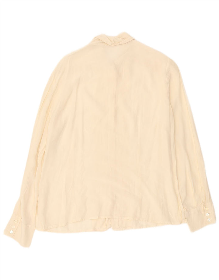 Vintage Womens Formal Shirt UK 16 Large Off White