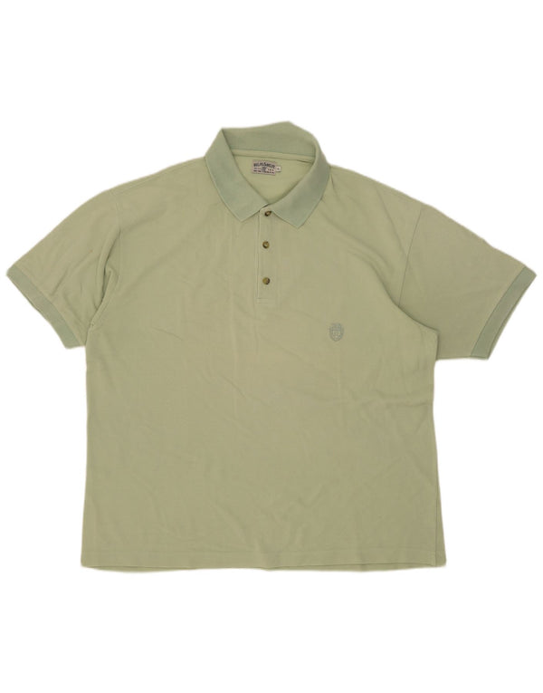 Belfe & Belfe Mens Polo Shirt XL Green Cotton