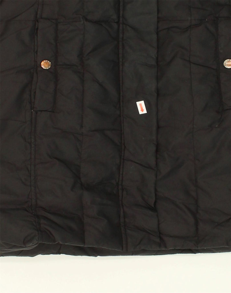 MICHAEL KORS Womens Padded Coat UK 10 Small Black Nylon | Vintage Michael Kors | Thrift | Second-Hand Michael Kors | Used Clothing | Messina Hembry 