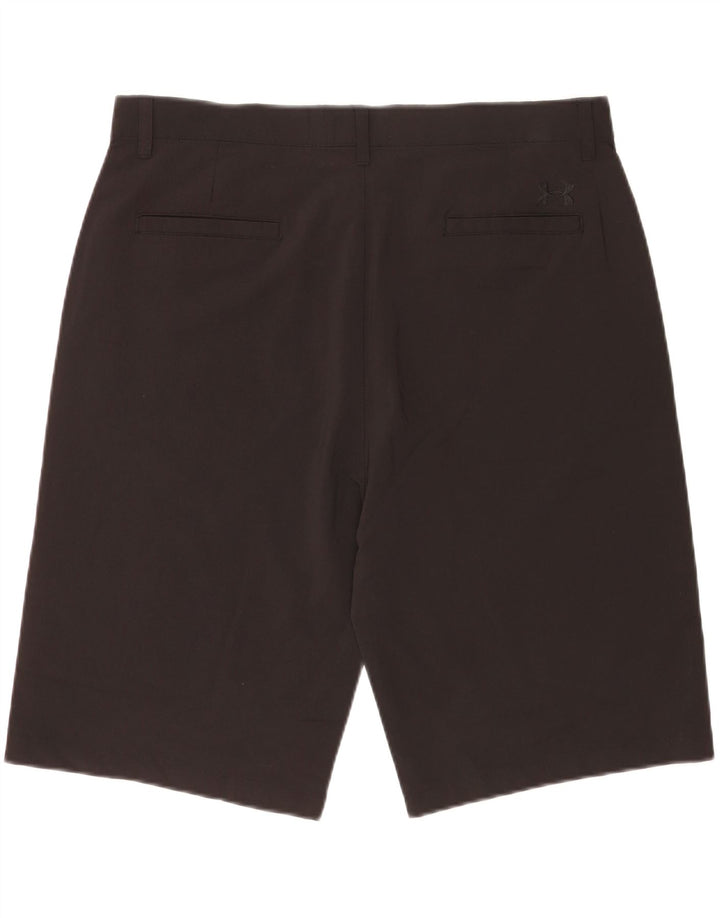 Under Armour Mens Loose Fit Casual Shorts W38 XL Black Polyester