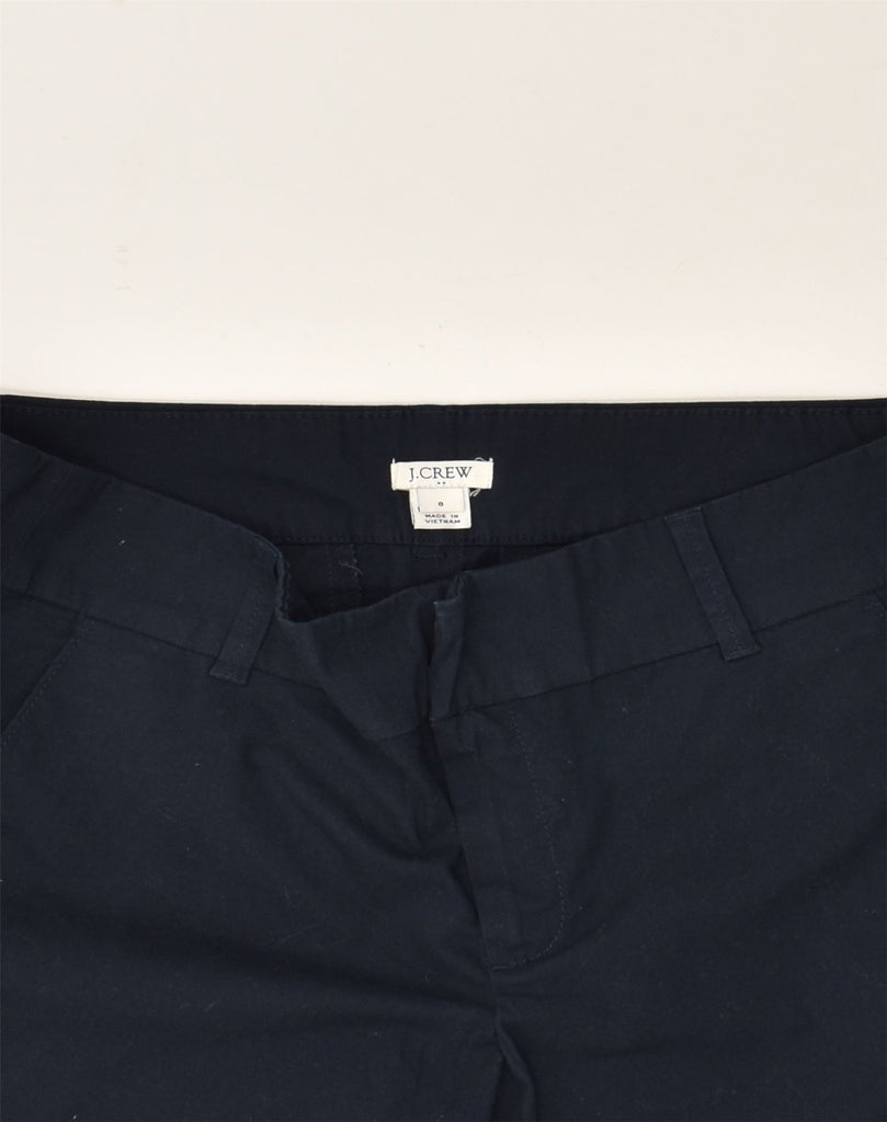 J. CREW Womens Chino Shorts US 8 Medium W32 Navy Blue Cotton | Vintage J. Crew | Thrift | Second-Hand J. Crew | Used Clothing | Messina Hembry 