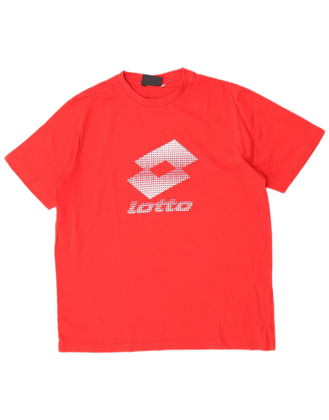 Lotto Mens Graphic T-Shirt Top Small Red Cotton