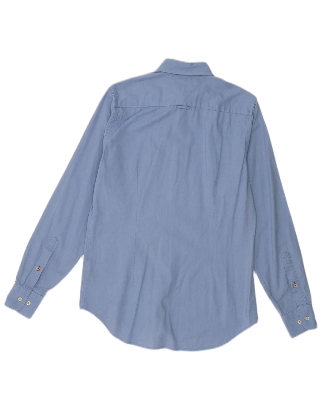 Tommy Hilfiger Mens Slim Fit Shirt Small Blue Cotton