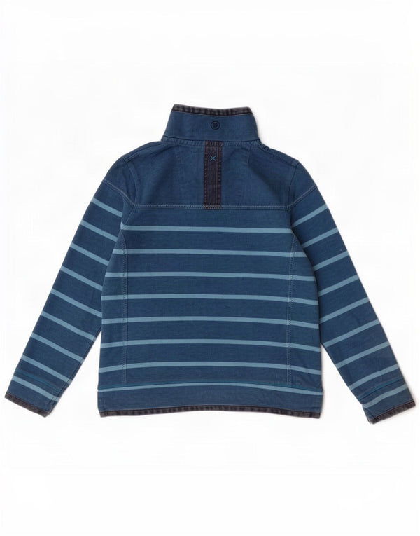 Fat Face Womens The Airlie Sweatshirt Jumper UK 10 Small Navy Blue Striped