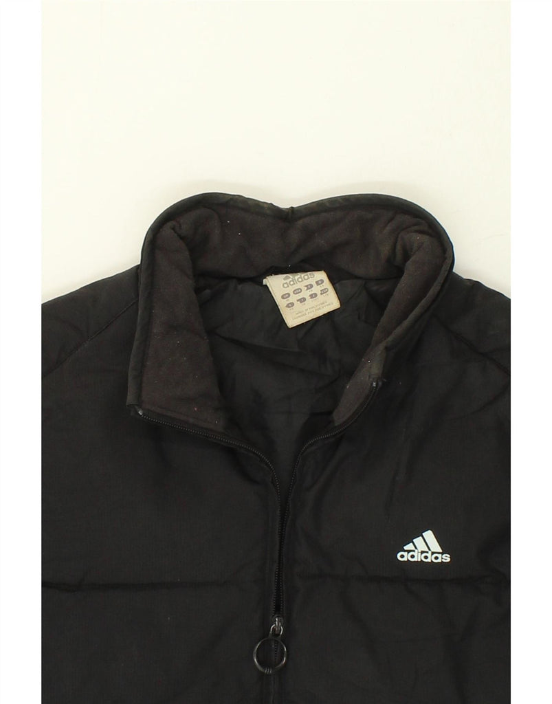 ADIDAS Womens Padded Gilet UK 18 XL Black Polyester Vintage Adidas and Second-Hand Adidas from Messina Hembry 