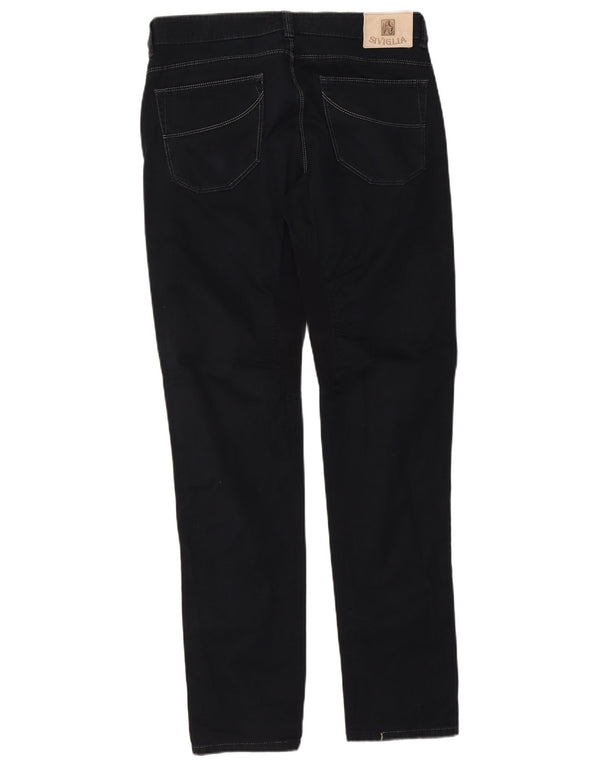 SIVIGLIA Mens Slim Jeans W35 L35 Black Cotton