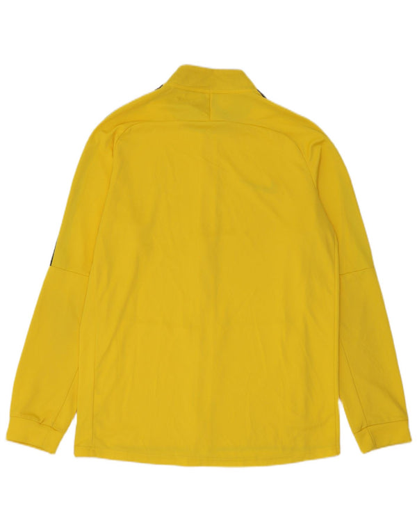 Nike Mens Graphic Tracksuit Top Jacket Large Yellow Colourblock Polyester