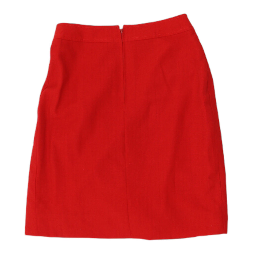 Louis Feraud Womens Red Short A Line Skirt | Vintage High End Luxury Designer | Vintage Messina Hembry | Thrift | Second-Hand Messina Hembry | Used Clothing | Messina Hembry 