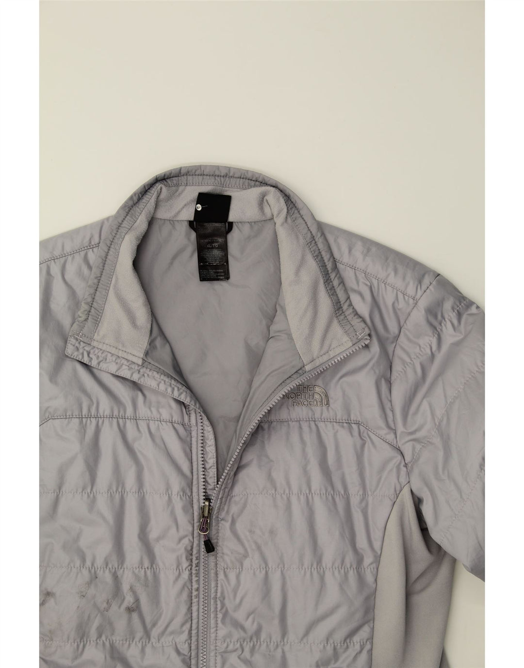 THE NORTH FACE Womens Padded Jacket UK 18 XL Grey Colourblock Polyester Vintage The North Face and Second-Hand The North Face from Messina Hembry 