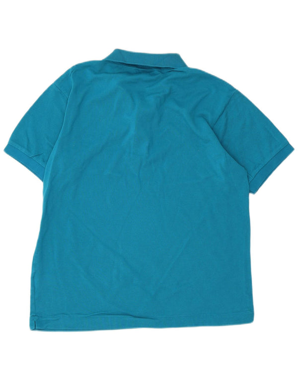 Lacoste Mens Classic Fit Polo Shirt Size 4 Medium Blue Cotton