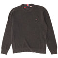 Tommy Hilfiger Mens Crew Neck Jumper XL Grey Cotton