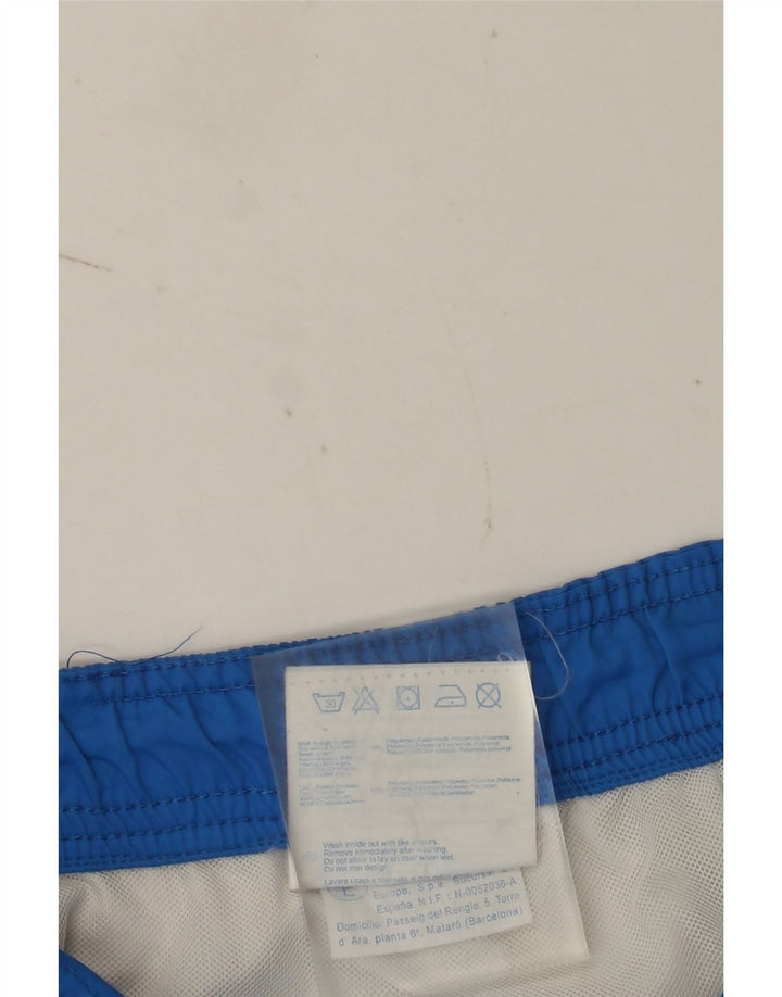 Champion Mens Graphic Swimming Shorts Medium  Blue Colourblock Polyamide