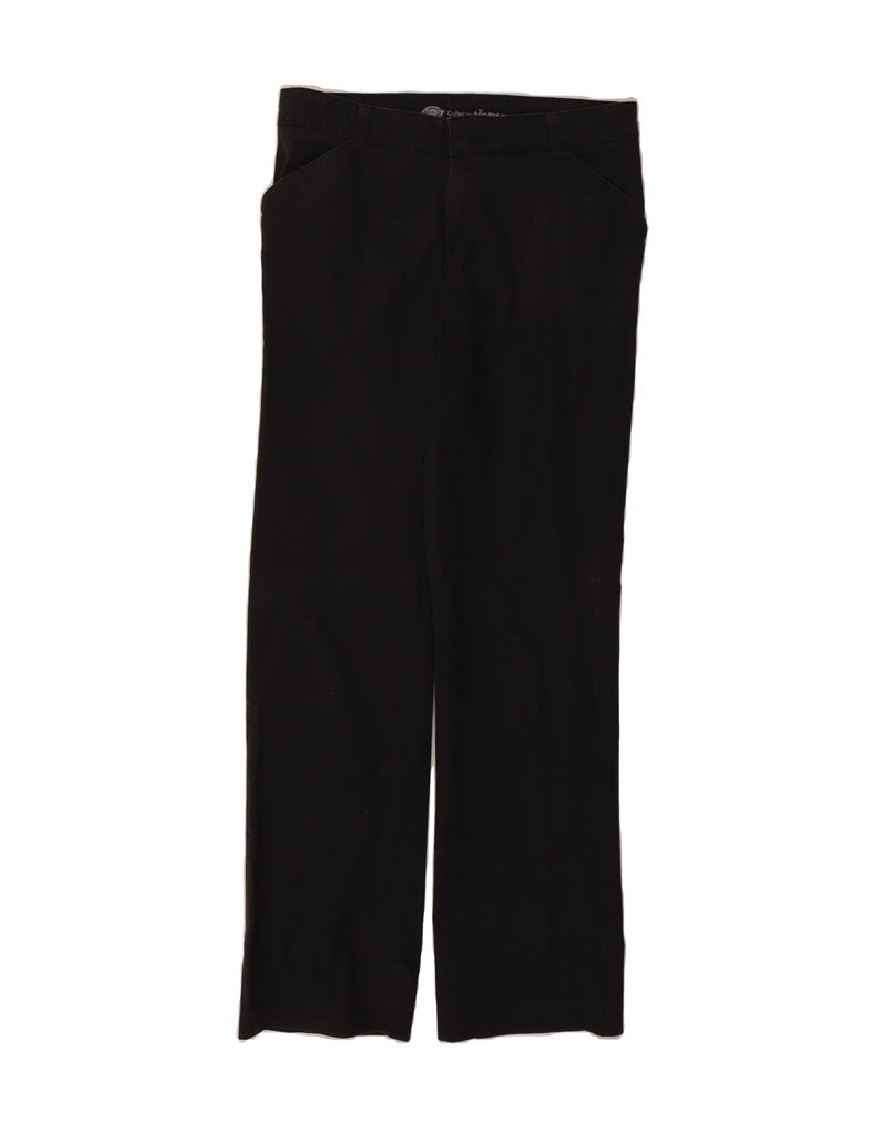 DICKIES Womens High Waist Straight Casual Trousers US 14 XL W32 L34 Black Vintage Dickies and Second-Hand Dickies from Messina Hembry 