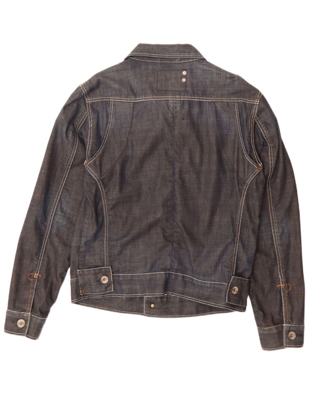 G-Star Mens Denim Jacket UK 40 Large Navy Blue Cotton
