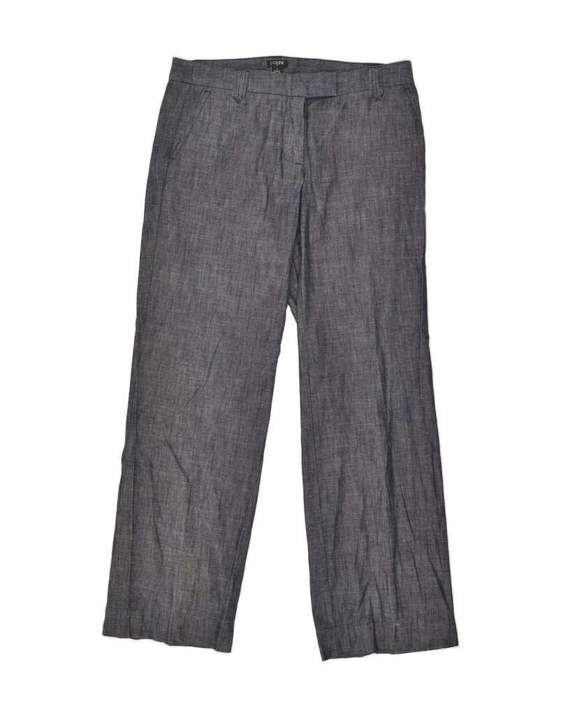 J. CREW Womens City Fit Straight Casual Trousers US 4 Small W32 L30 Grey | Vintage J. Crew | Thrift | Second-Hand J. Crew | Used Clothing | Messina Hembry 