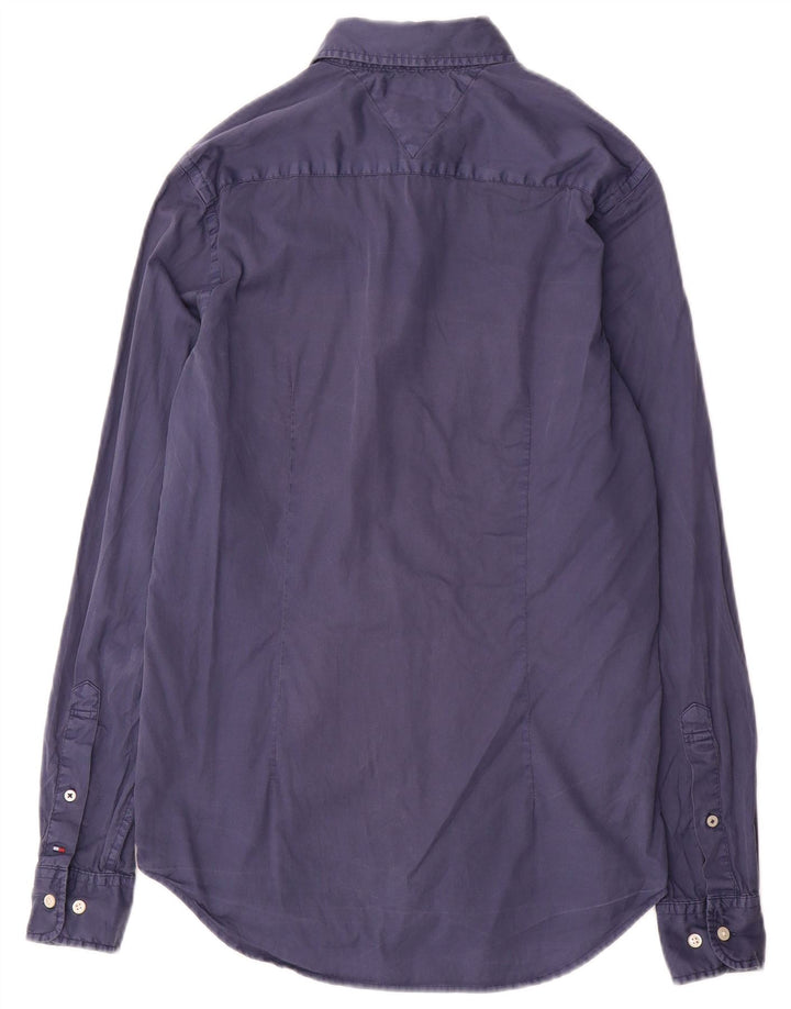 Tommy Hilfiger Mens Slim Fit Shirt Small Blue
