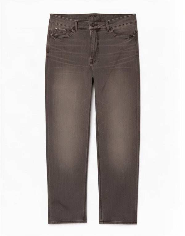 Marks & Spencer Womens Straight Jeans UK 16 Large W32 L28 Grey Cotton