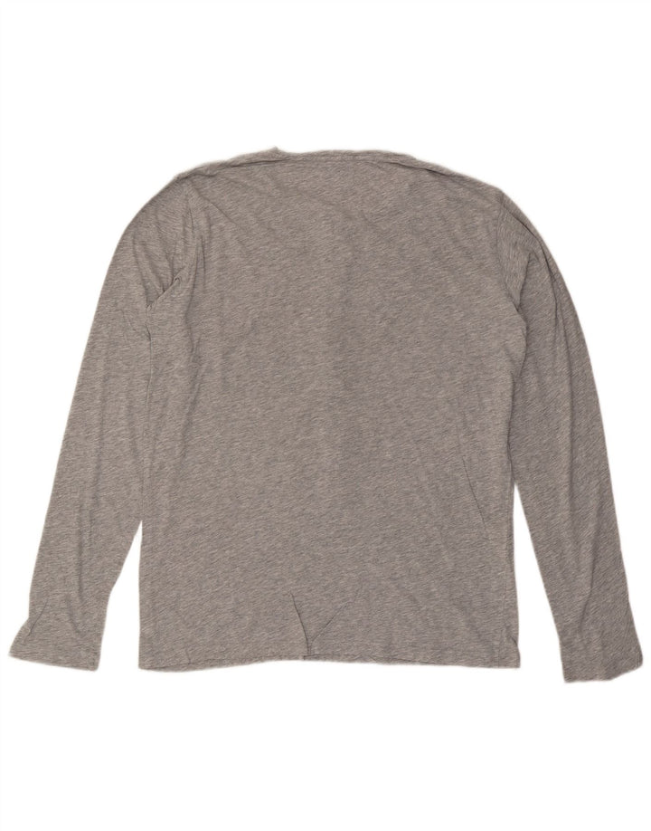 CHEAP MONDAY Mens Top Long Sleeve Medium Grey Flecked