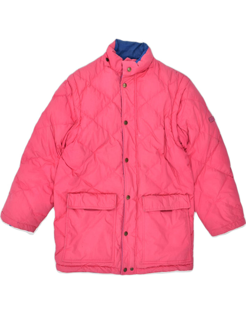 VINTAGE Womens Padded Jacket UK 14 Large Pink | Vintage | Thrift | Second-Hand | Used Clothing | Messina Hembry 