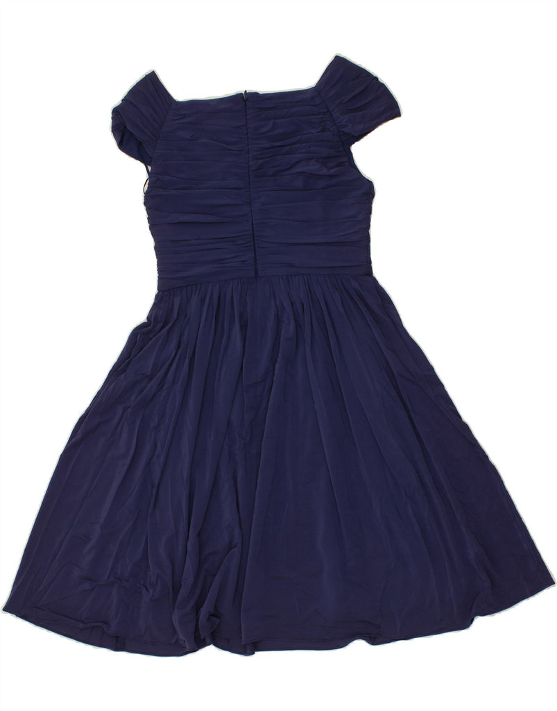 J. CREW Womens A-Line Dress US 4 Small Blue Acetate Vintage J. Crew and Second-Hand J. Crew from Messina Hembry 
