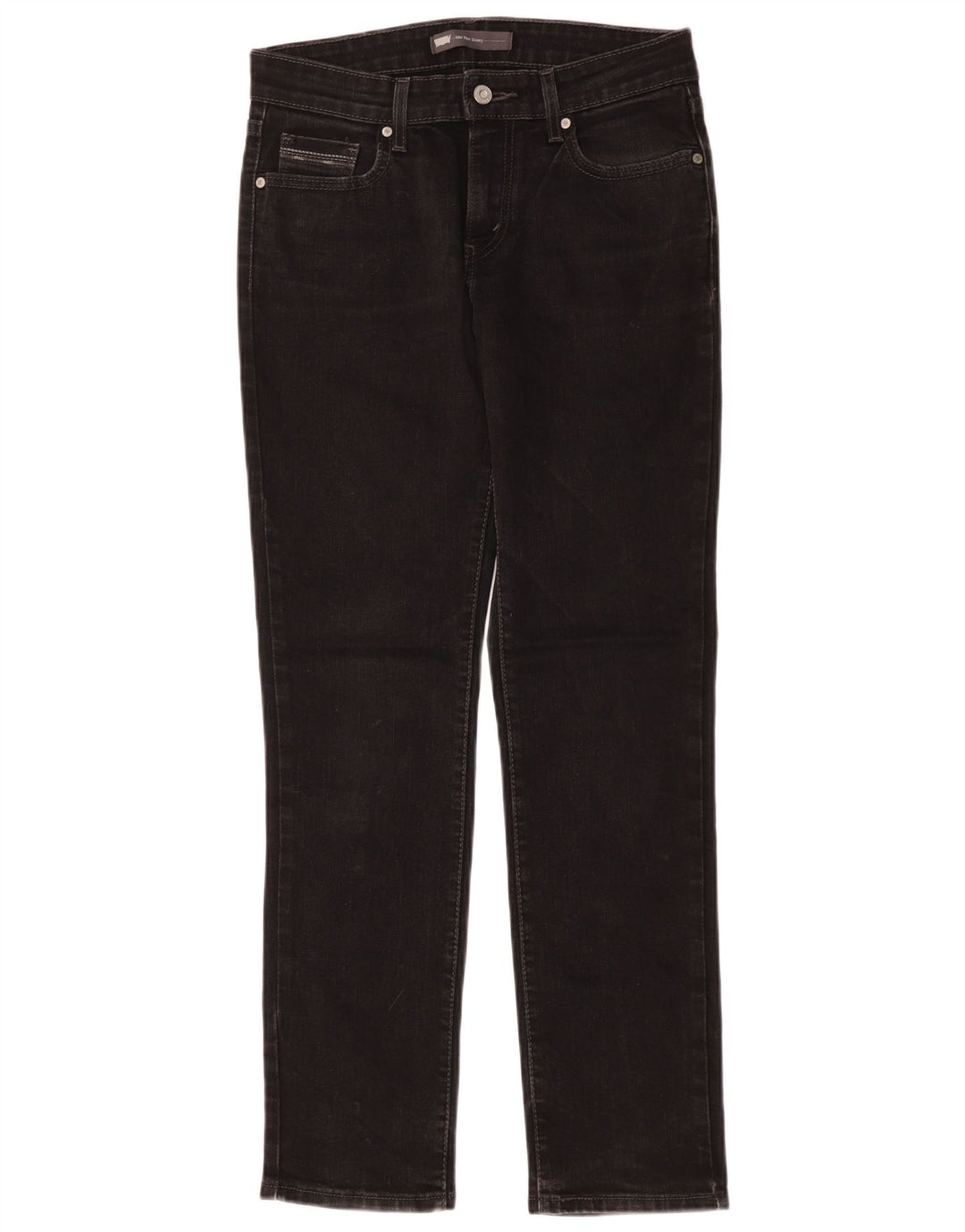 Levi's Womens Mid Rise Skinny Jeans W30 L30 Black