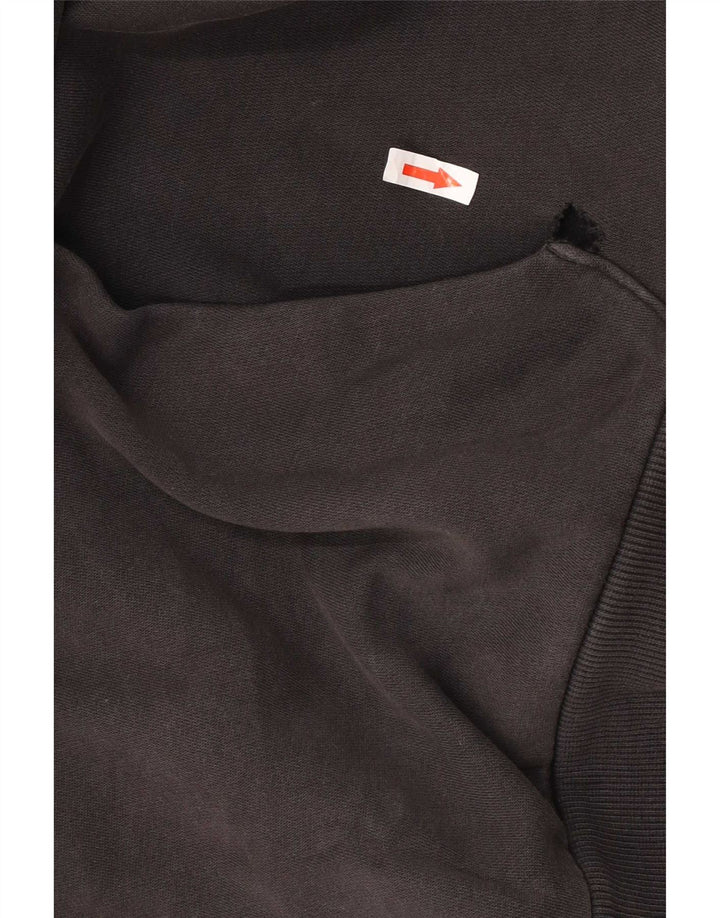 Puma Mens Hoodie Jumper Small Black Cotton