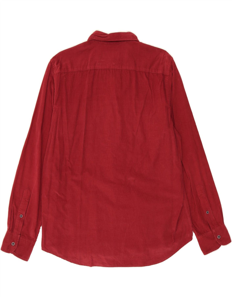 MARLBORO CLASSICS Mens Corduroy Shirt XL Red Cotton Vintage Marlboro Classics and Second-Hand Marlboro Classics from Messina Hembry 