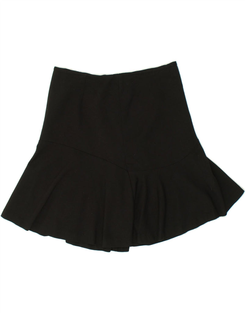 RALPH LAUREN Womens Mini Skirt US 10 Large W32 Black Viscose Vintage Ralph Lauren and Second-Hand Ralph Lauren from Messina Hembry 