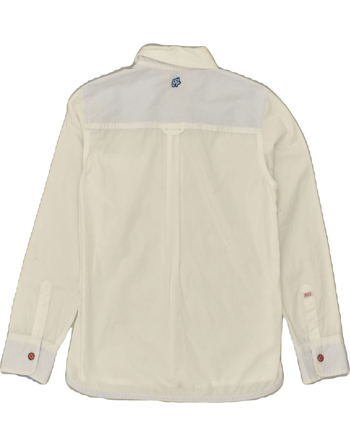 PEPE JEANS Boys Shirt 7-8 Years White | Vintage PEPE Jeans | Thrift | Second-Hand PEPE Jeans | Used Clothing | Messina Hembry 