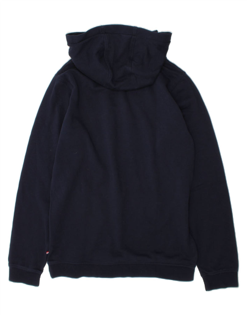 U.S. POLO ASSN. Boys Graphic Hoodie Jumper 14-15 Years Navy Blue Cotton Vintage U.S. Polo Assn. and Second-Hand U.S. Polo Assn. from Messina Hembry 