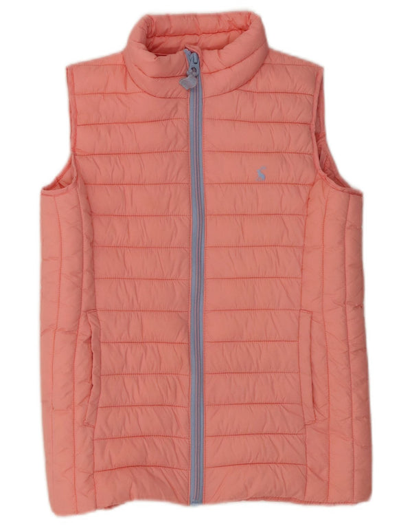 JOULES Girls Padded Gilet 9-10 Years Pink Polyamide