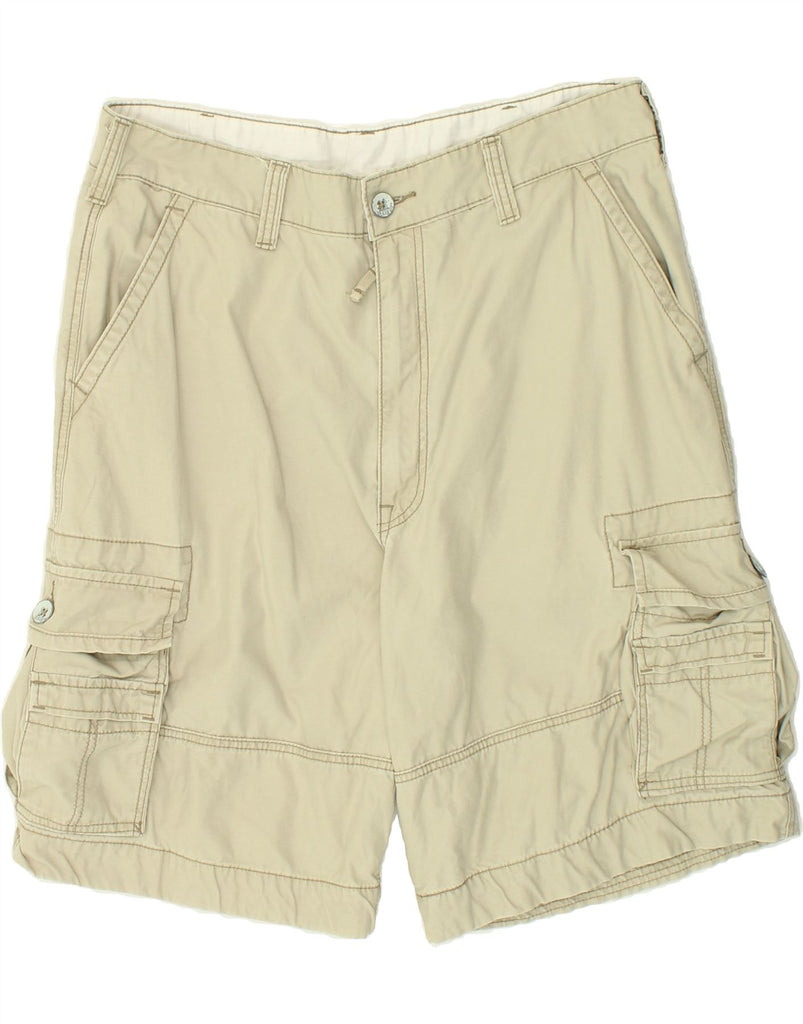 LEVI'S Mens Cargo Shorts W36 Large  Beige Cotton | Vintage Levi's | Thrift | Second-Hand Levi's | Used Clothing | Messina Hembry 