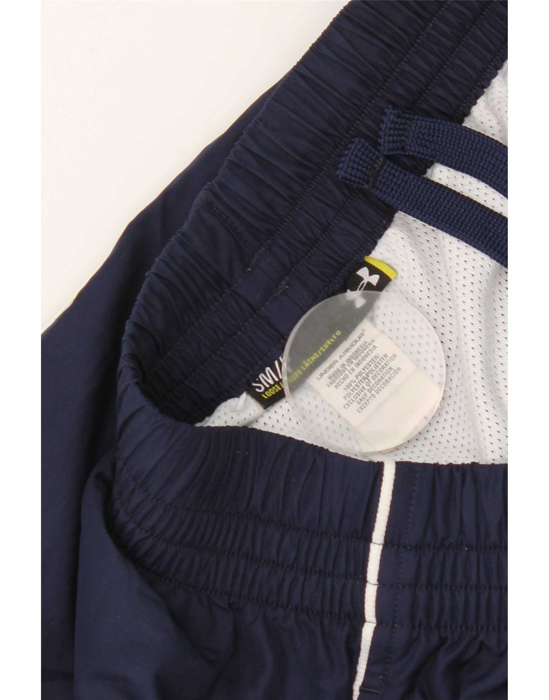 Under Armour Womens Tracksuit Trousers UK 10 Small Navy Blue Polyester