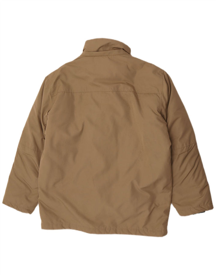 Geox Mens Padded Jacket UK 42 XL Beige Polyester