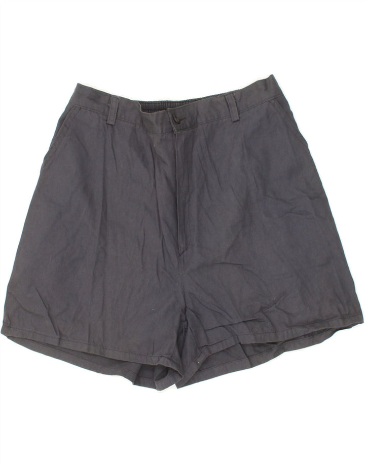VINTAGE Womens Chino Shorts W28 Medium Navy Blue Cotton Vintage Vintage and Second-Hand Vintage from Messina Hembry 