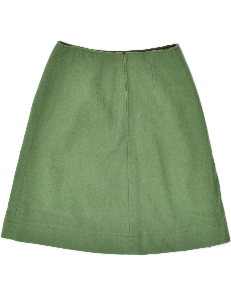 VINTAGE Womens A-Line Skirt W28 Medium Green | Vintage Vintage | Thrift | Second-Hand Vintage | Used Clothing | Messina Hembry 