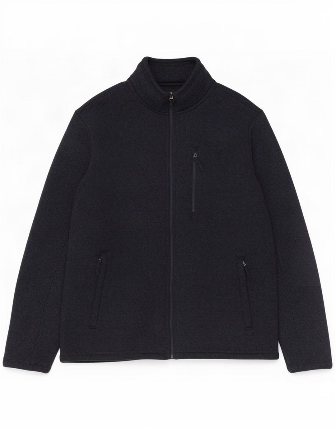Marks & Spencer Mens Sherpa Tracksuit Top Jacket 2XL Navy Blue Polyester