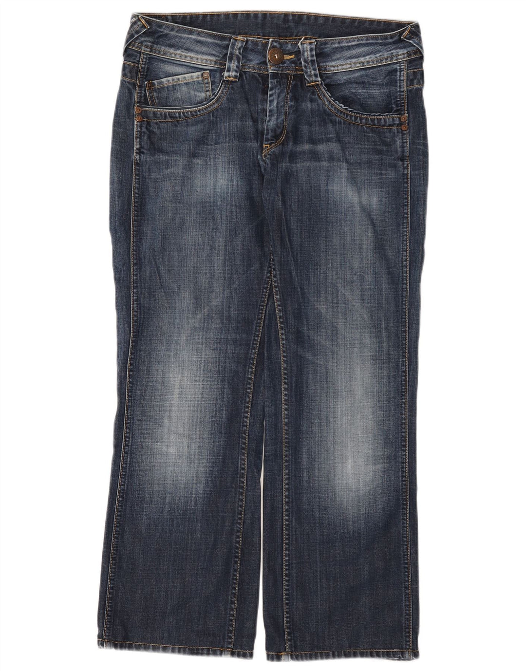 PEPE Jeans Womens Loose W31 L34 Blue Cotton