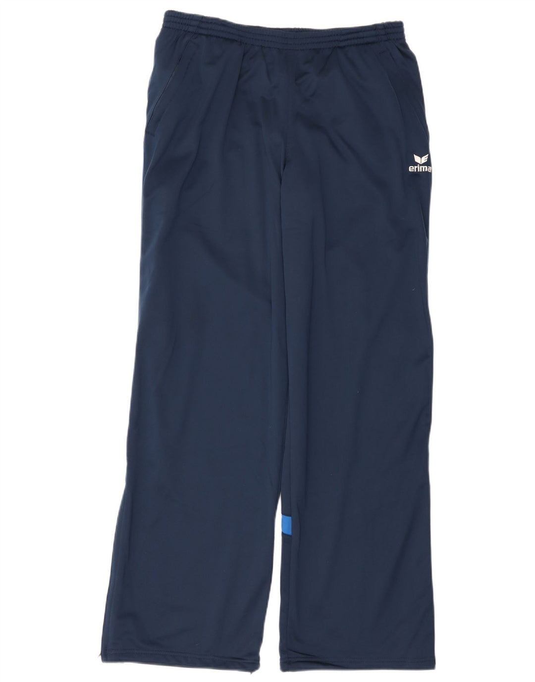 Erima Womens Tracksuit Trousers UK 16 Large Navy Blue Colourblock