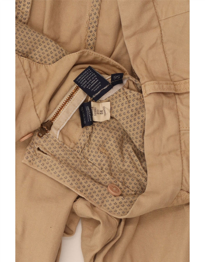 Harmont & Blaine Mens Cargo Shorts IT 56 3XL W40 Beige Cotton