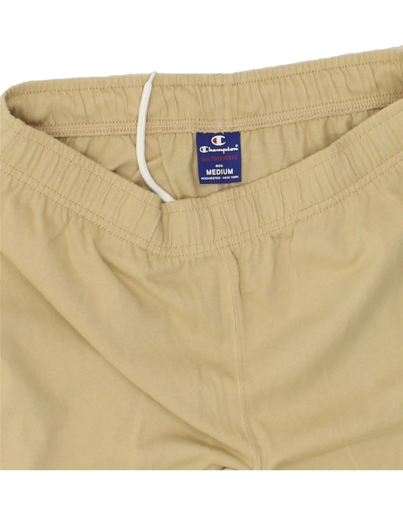 CHAMPION Mens Sport Shorts Medium Beige | Vintage Champion | Thrift | Second-Hand Champion | Used Clothing | Messina Hembry 