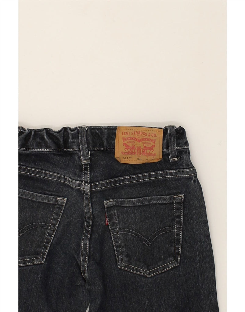 LEVI'S Boys 511 Slim Jeans 9-10 Years W25 L25  Black Cotton | Vintage Levi's | Thrift | Second-Hand Levi's | Used Clothing | Messina Hembry 