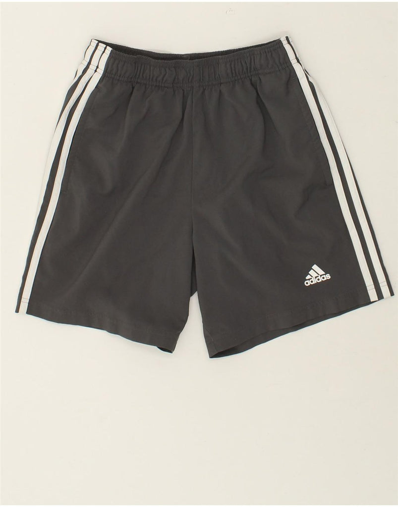 ADIDAS Mens Sport Shorts Small Grey Polyester | Vintage Adidas | Thrift | Second-Hand Adidas | Used Clothing | Messina Hembry 