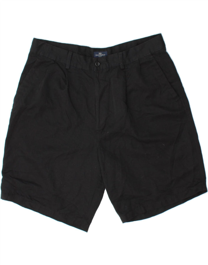 DOCKERS Mens Golf Chino Shorts W36 Large  Black Polyester Vintage Dockers and Second-Hand Dockers from Messina Hembry 