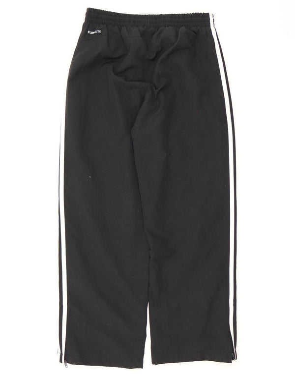 Adidas Girls Climalite Tracksuit Trousers 15-16 Years Black Polyester