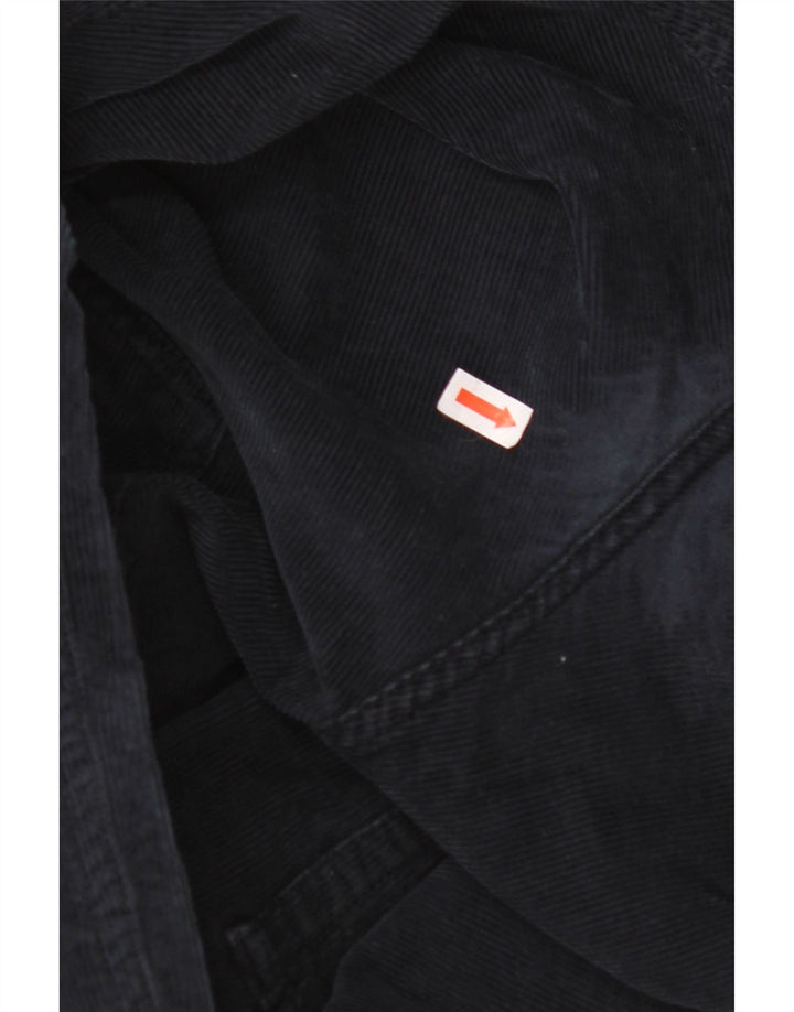 GANT Mens Regular Corduroy Trousers W40 L32 Navy Blue Cotton