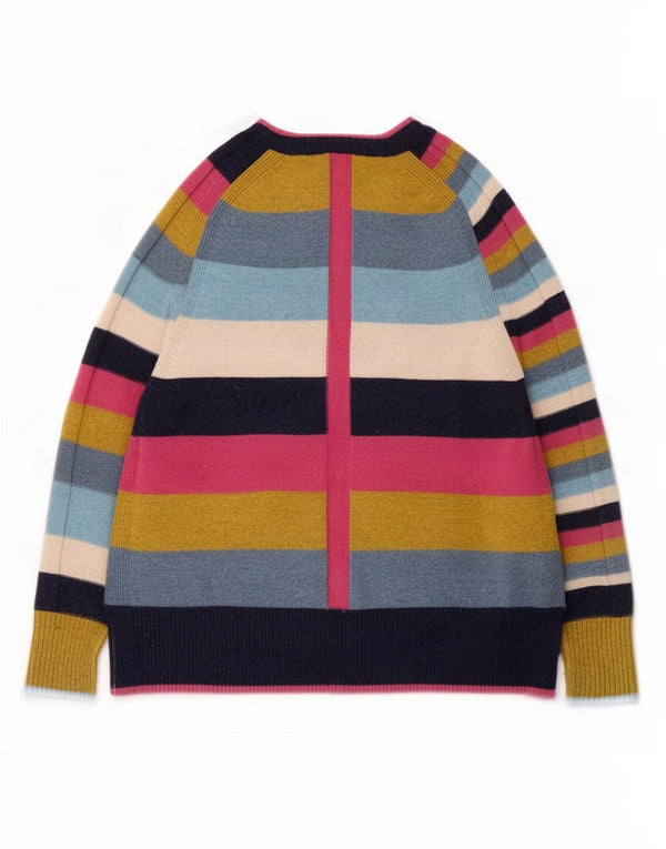 White Stuff Womens Boat Neck Jumper Sweater UK 16 Large Multicoloured