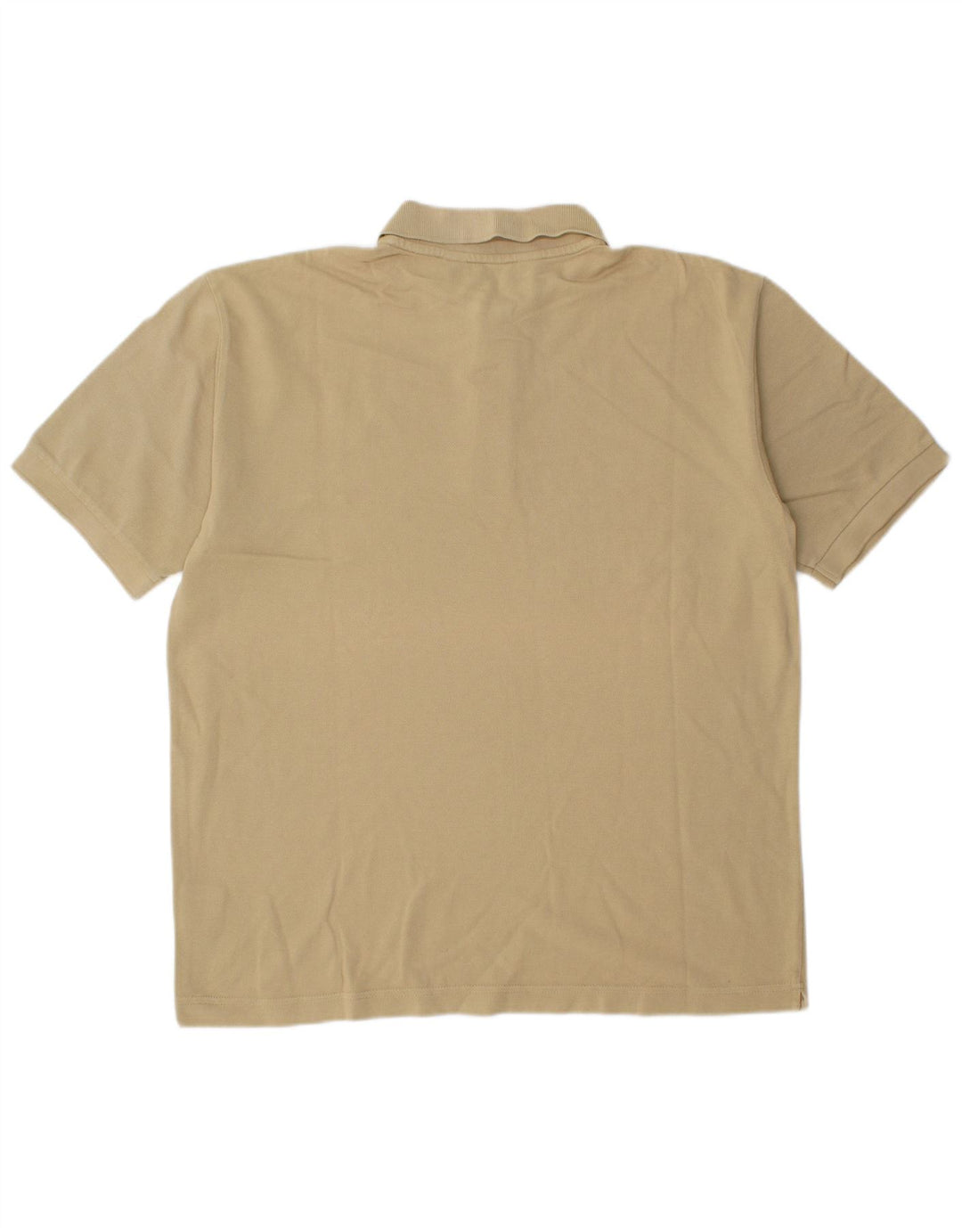 Kappa Mens Polo Shirt Large Beige Cotton