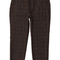 ZARA Womens Slim Cropped Trousers EU 40 Medium W30 L23 Grey Houndstooth